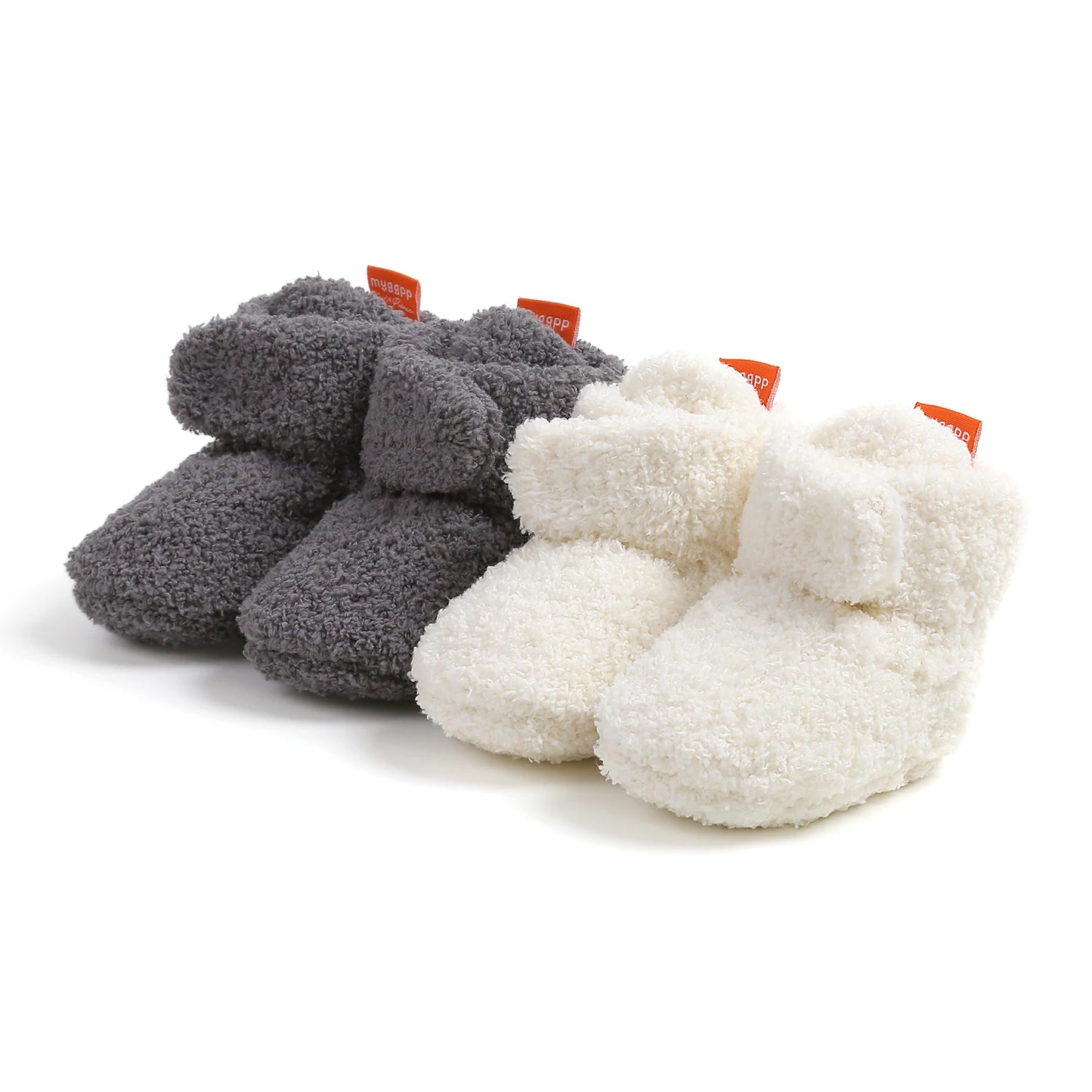 Baby Halloween Pumpkin Booties | Infant Newborn Sock Shoes | Winter Warm Crib Shoes | First Walkers & Prewalkers