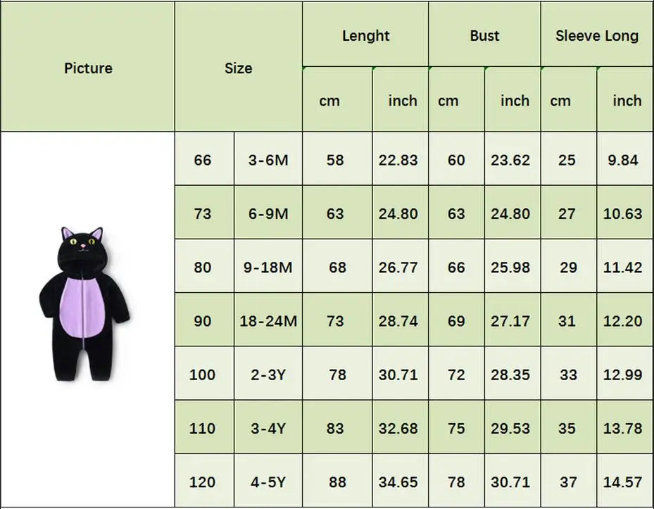 Suefunskry Baby Halloween Cat Costume | Toddler Cosplay Hooded Jumpsuit | Long Sleeve Zipper Romper Outfit for Boys & Girls