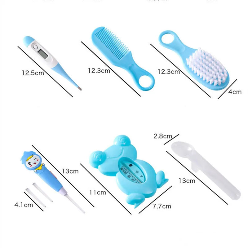 Baby Care Kit | Multi-Functional Newborn Health & Grooming Set | Nail Clipper, Comb, Brush & Infant Care Tools
