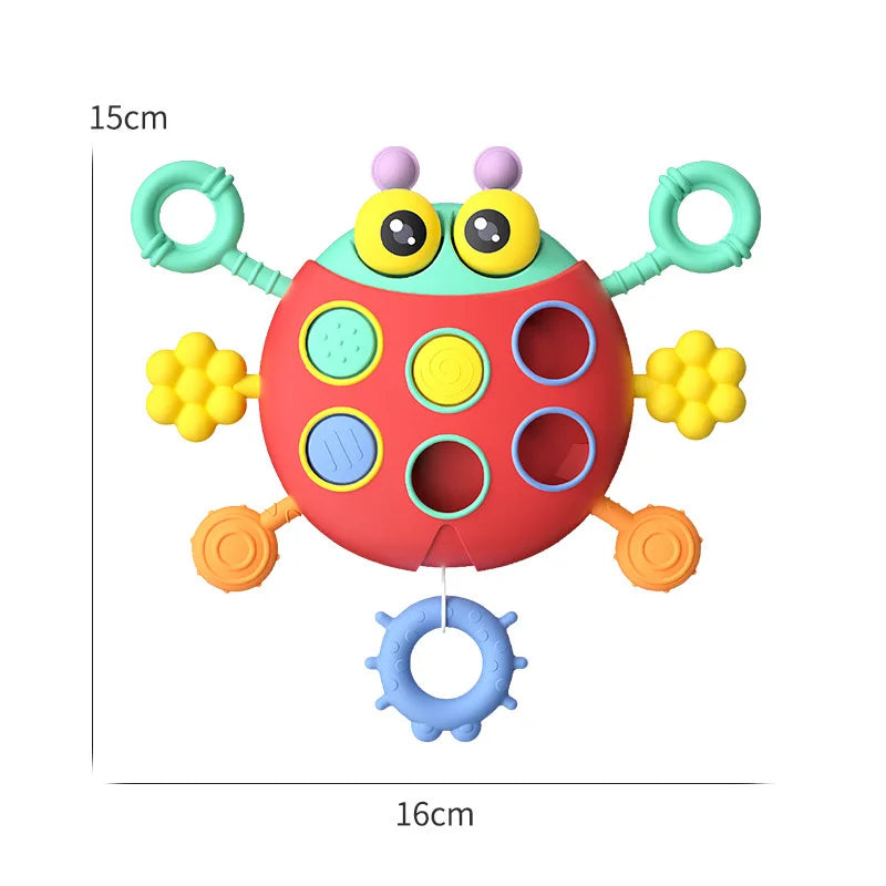 Baby Montessori Drawer Cube – 6-in-1 Practice Skills Toy | Sensory Busy Board & Educational Fidget Toy for Boys & Girls