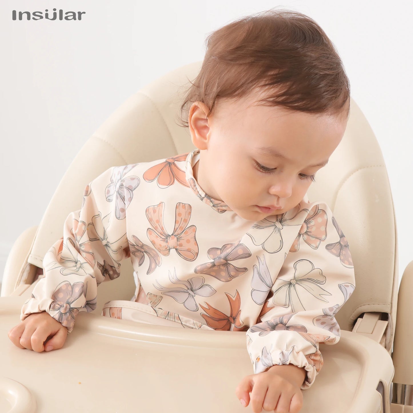 New Children Feeding Aprons – Waterproof Long Sleeve Baby Bib with Pocket | Full Cover Baby Bibs for Toddlers Boys & Girls
