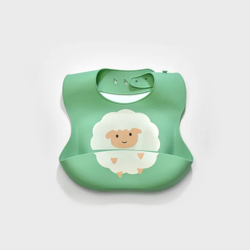 Baby Silicone Bib – Waterproof Feeding Bib for Infants & Toddlers | Adjustable, Fashionable Saliva Towel for Boys & Girls