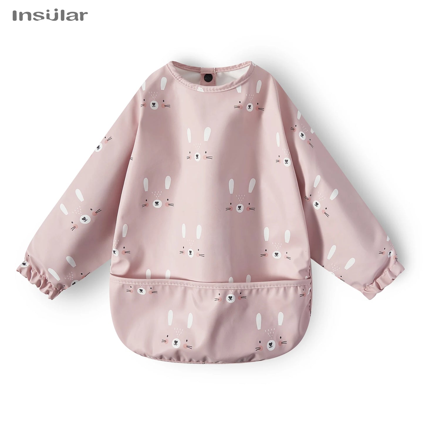 New Children Feeding Aprons – Waterproof Long Sleeve Baby Bib with Pocket | Full Cover Baby Bibs for Toddlers Boys & Girls