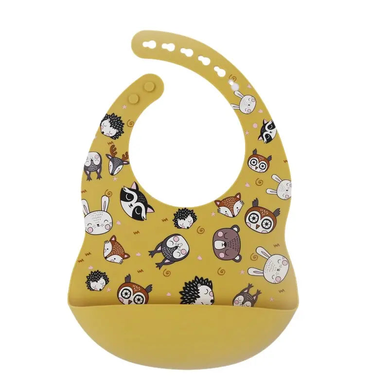 New Arrival Silicone Baby Bibs – Waterproof Feeding Bibs with Fun Prints (Avocado, Zoo, Tractor) | Soft Newborn Burp Cloth & Tableware Accessory