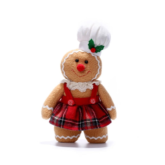 Christmas Gingerbread Man Doll | Wool Plush Baby Toy | Nordic Christmas Decoration & Holiday Ornament