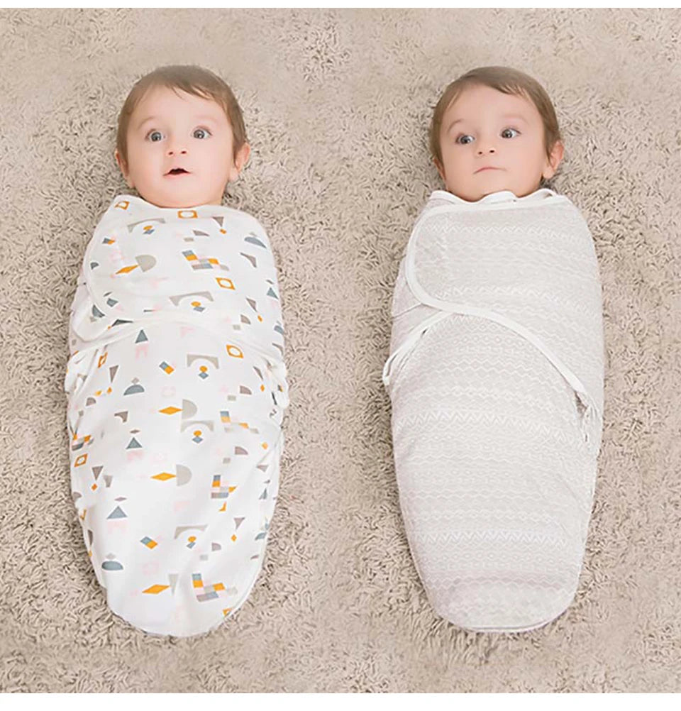 100% Cotton Baby Sleeping Bag – Newborn Swaddle Cocoon Envelope Blanket | Soft Sleepsack & Swaddling Wrap for Baby Girls