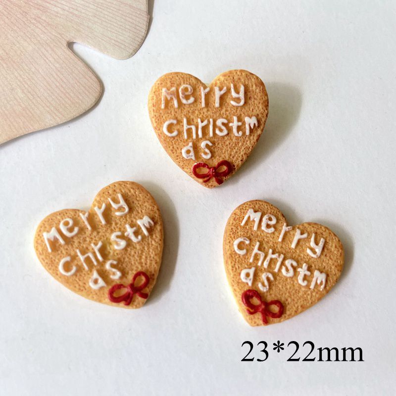 10Pcs Christmas Resin Flat Back Cabochons | DIY Scrapbooking, Baby Headwear, Bow & Ornament Accessories