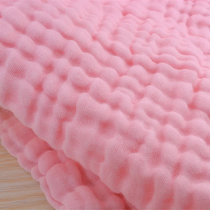 Muslin Baby Swaddle Blanket – Soft Cotton Newborn Wrap, Bath Towel & Stroller Cover (105×105cm)