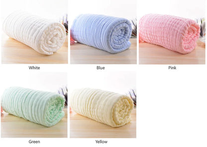 Muslin Baby Swaddle Blanket – Soft Cotton Newborn Wrap, Bath Towel & Stroller Cover (105×105cm)