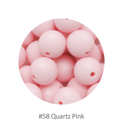Cute-idea 10pcs 12mm Silicone Loose Beads – BPA Free Teething Beads | Safe Chewable Baby Sensory Toys | DIY Pacifier Clip & Nursing Accessories