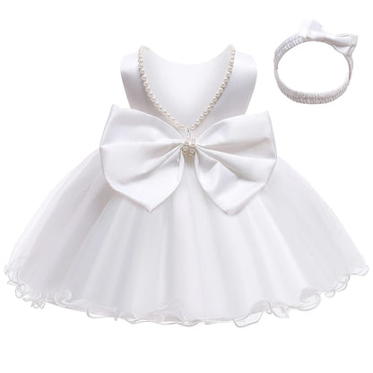 Baby Girl Christmas & Halloween Princess Dress | Infant Christening, 1st Birthday & Party Outfit | Newborn Clothes