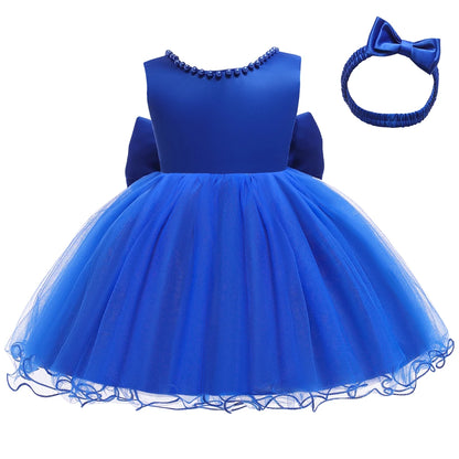 Baby Girl Christmas & Halloween Princess Dress | Infant Christening, 1st Birthday & Party Outfit | Newborn Clothes