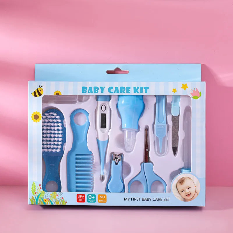 Baby Care Kit | Multi-Functional Newborn Health & Grooming Set | Nail Clipper, Comb, Brush & Infant Care Tools