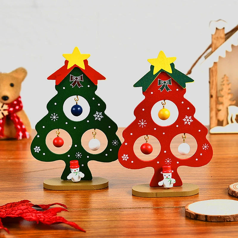 DIY Wooden Christmas Tree for Kids | Handmade 3D Stereo Scene Decoration | Children’s Christmas Ornaments & Holiday Craft