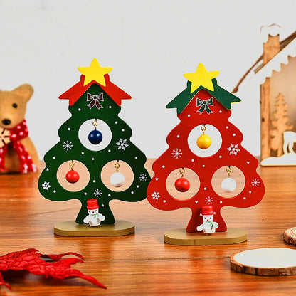 DIY Wooden Christmas Tree for Kids | Handmade 3D Stereo Scene Decoration | Children’s Christmas Ornaments & Holiday Craft
