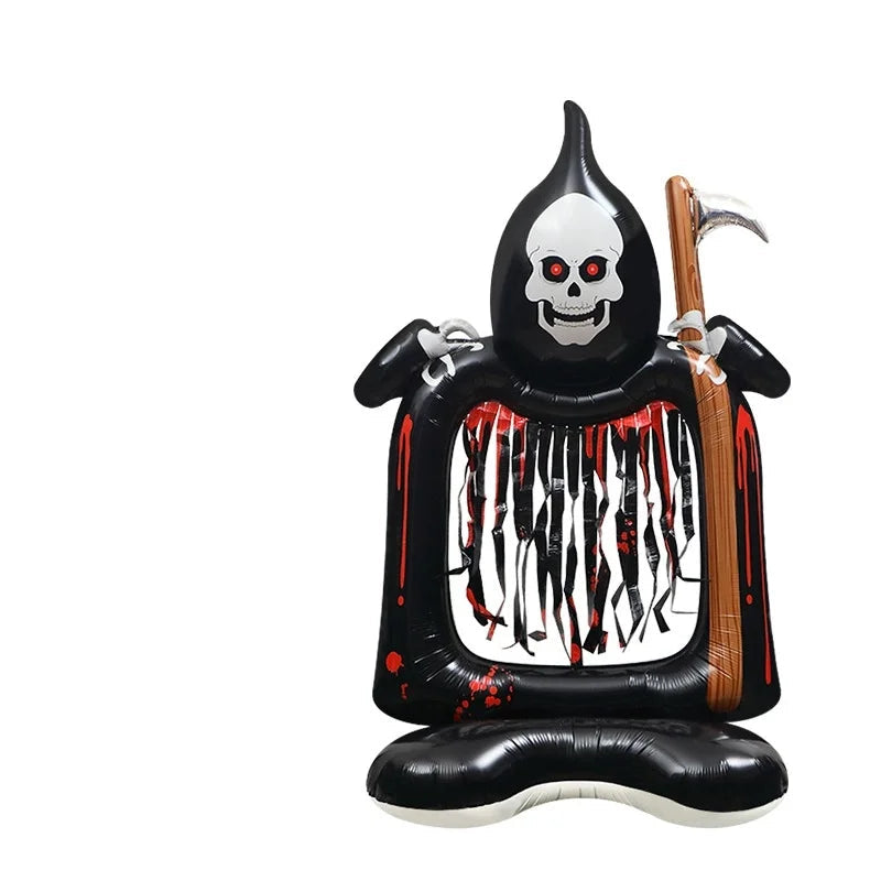 1PC Halloween Witch & Grim Reaper Balloon | 2026 Halloween Party Decoration Supplies | Baby Shower, Birthday & Helium Globos