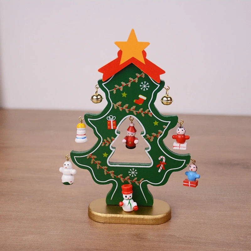 DIY Wooden Christmas Tree for Kids | Handmade 3D Stereo Scene Decoration | Children’s Christmas Ornaments & Holiday Craft