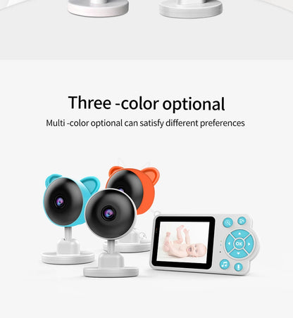 Baby Monitor with Camera – Two-Way Audio Intercom, Infrared Night Vision, Video Surveillance & Security Protection