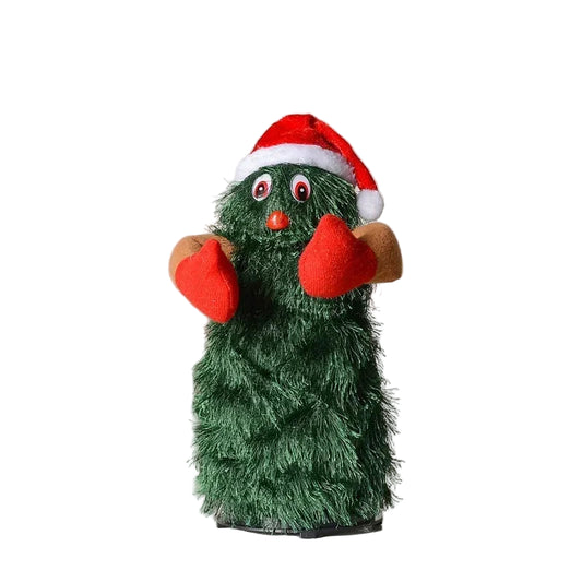 Dancing & Singing Christmas Tree Toy | Electric Plush Doll with Music | Cute Kids Green Plush, Xmas Home Decor & Holiday Gift