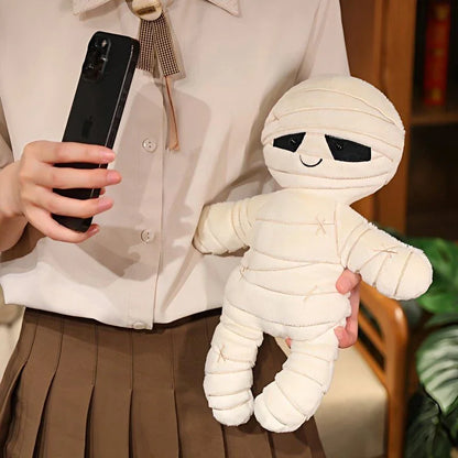 Cartoon Mummy Halloween Plush Toy | Kawaii Creative Devil Doll | Cute Stuffed Toy Gift for Kids, Birthday & Holiday