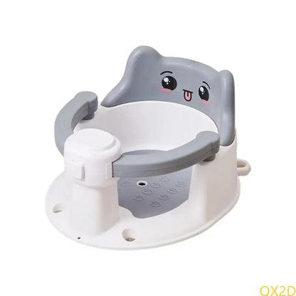 Infant Bathtub with Backrest Support – Baby Bath Tub for 6–15 Months, Non-Slip with Suction Cups, Easy to Remove
