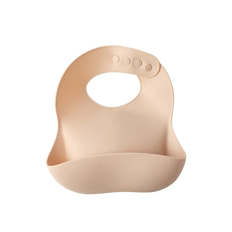 Baby Waterproof Silicone Bibs – Adjustable Feeding Bibs with Cute Bowknot Apron Design | Soft Toddler Bibs for Boys & Girls