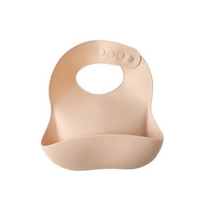Baby Waterproof Silicone Bibs – Adjustable Feeding Bibs with Cute Bowknot Apron Design | Soft Toddler Bibs for Boys & Girls