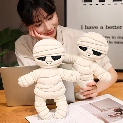 Cartoon Mummy Halloween Plush Toy | Kawaii Creative Devil Doll | Cute Stuffed Toy Gift for Kids, Birthday & Holiday