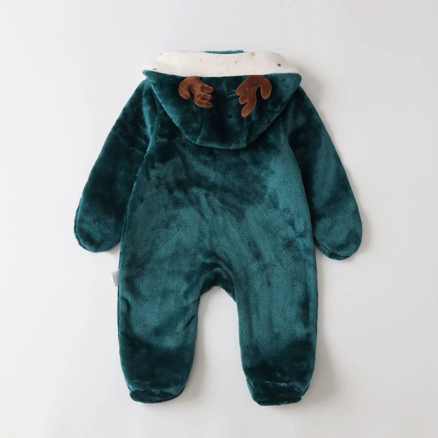 AYNIGIELL Newborn Baby Christmas Clothes | Plush Winter Romper Jumpsuit | Infant Boys Girls Warm Holiday Outfit