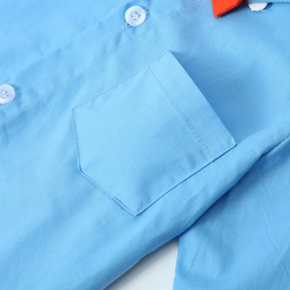 Blippi Halloween Outfit | Toddler Gentleman Suit with Suspenders | Birthday Party, Photography & Holiday Gift Clothes