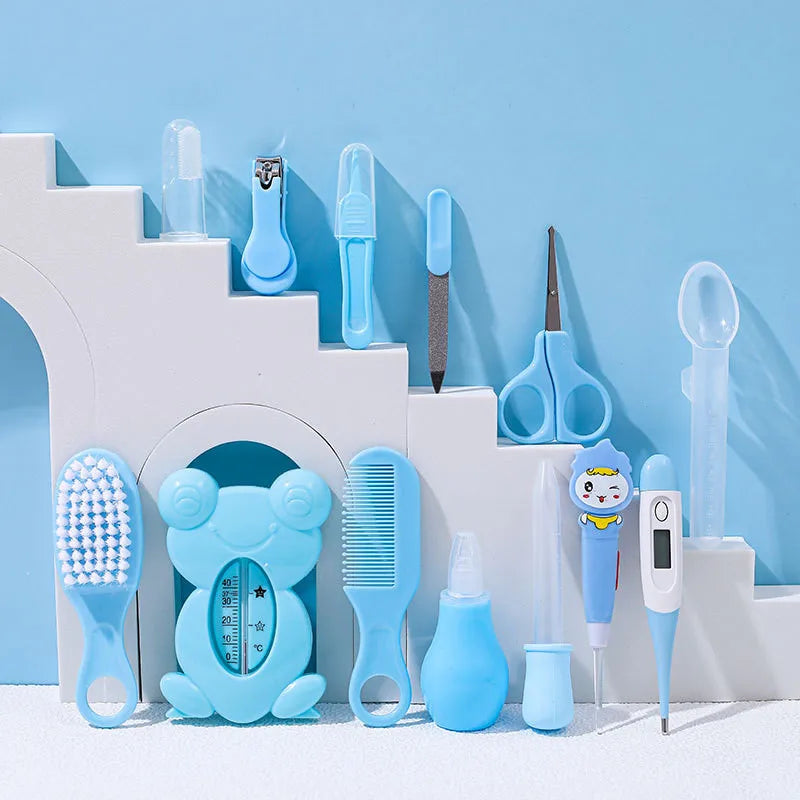 Baby Care Kit | Multi-Functional Newborn Health & Grooming Set | Nail Clipper, Comb, Brush & Infant Care Tools