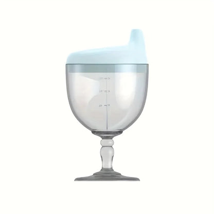 Fun Kids Party Cup – Baby Wine Sippy Cup for Juice, Milk & Water | Plastic Goblet Chalice Training Cup for Birthday Parties