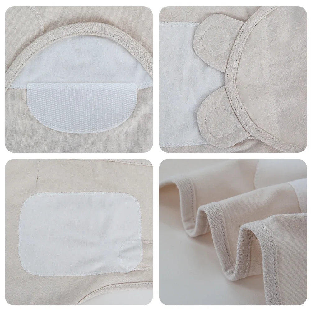 100% Cotton Baby Sleeping Bag – Newborn Swaddle Cocoon Envelope Blanket | Soft Sleepsack & Swaddling Wrap for Baby Girls
