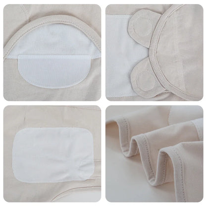 100% Cotton Baby Sleeping Bag – Newborn Swaddle Cocoon Envelope Blanket | Soft Sleepsack & Swaddling Wrap for Baby Girls