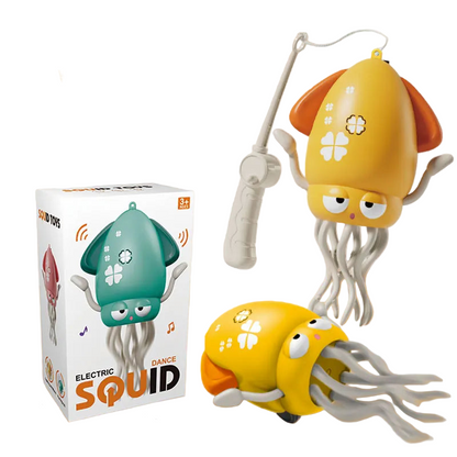 Dancing Octopus Baby Toy – Interactive Tummy Time Toy with Music & LED Lights, Crawling Obstacle-Avoiding Octopus for Infants, Toddlers & Kids