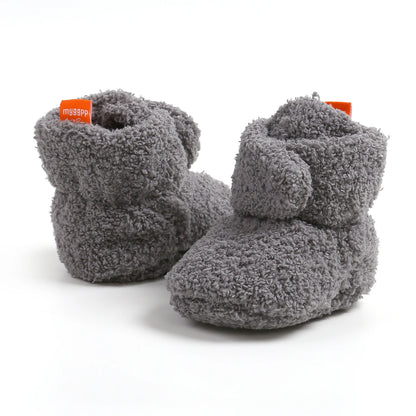 Baby Halloween Pumpkin Booties | Infant Newborn Sock Shoes | Winter Warm Crib Shoes | First Walkers & Prewalkers