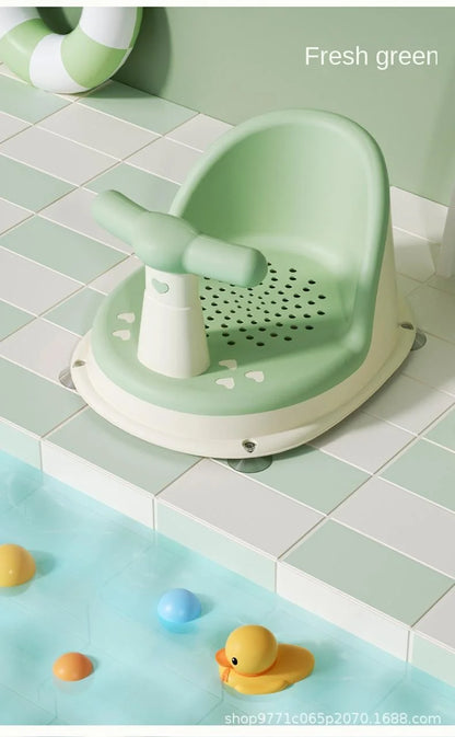Children’s Portable Shower Seat – Baby Bath Stand for Newborns & Toddlers | Safe & Comfortable Growth Accessory for Kids