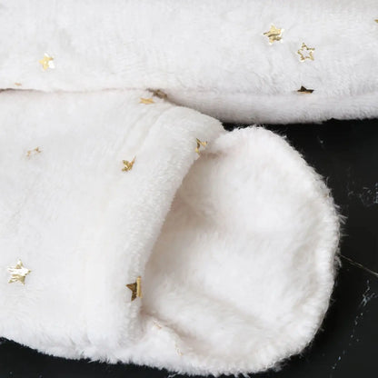 AYNIGIELL Newborn Baby Christmas Clothes | Plush Winter Romper Jumpsuit | Infant Boys Girls Warm Holiday Outfit