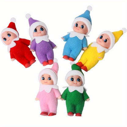 Colorful Christmas Baby Elf Doll | Cute Elf Boy & Girl Dolls | Xmas Decorations, Kids Toys & Pregnant Mother’s Holiday Gift