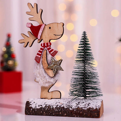 DIY Wooden Christmas Tree for Kids | Handmade 3D Stereo Scene Decoration | Children’s Christmas Ornaments & Holiday Craft