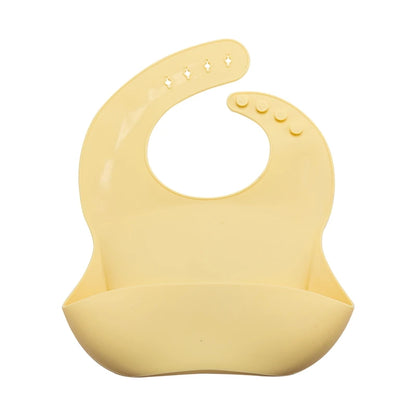 Baby Waterproof Silicone Bibs – Adjustable Feeding Bibs with Cute Bowknot Apron Design | Soft Toddler Bibs for Boys & Girls