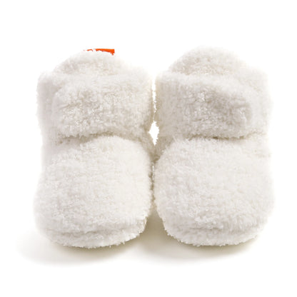 Baby Halloween Pumpkin Booties | Infant Newborn Sock Shoes | Winter Warm Crib Shoes | First Walkers & Prewalkers