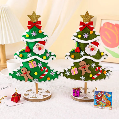 DIY Christmas Tree Crafts Kit for Children | Handmade Toys, Puzzle Craft Set, Xmas Decorations & Christmas Gifts