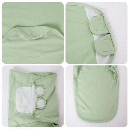 100% Cotton Baby Sleeping Bag – Newborn Swaddle Cocoon Envelope Blanket | Soft Sleepsack & Swaddling Wrap for Baby Girls