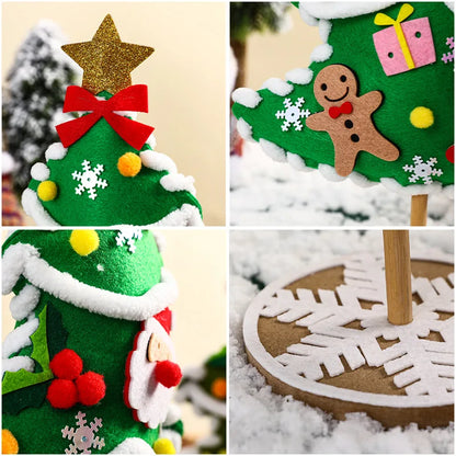 DIY Christmas Tree Crafts Kit for Children | Handmade Toys, Puzzle Craft Set, Xmas Decorations & Christmas Gifts