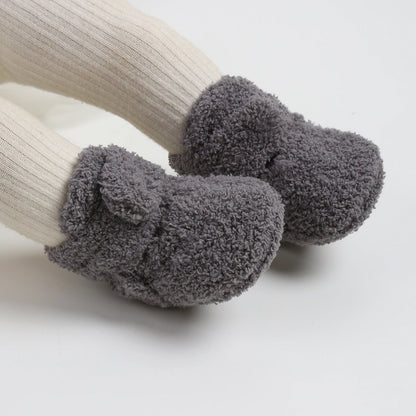 Baby Halloween Pumpkin Booties | Infant Newborn Sock Shoes | Winter Warm Crib Shoes | First Walkers & Prewalkers
