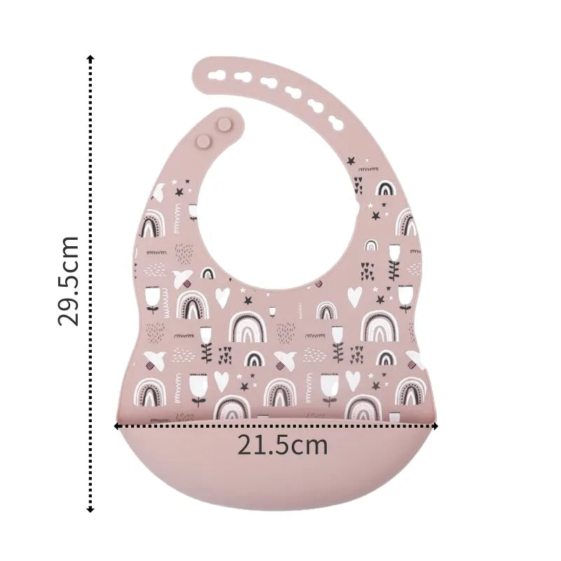 New Arrival Silicone Baby Bibs – Waterproof Feeding Bibs with Fun Prints (Avocado, Zoo, Tractor) | Soft Newborn Burp Cloth & Tableware Accessory