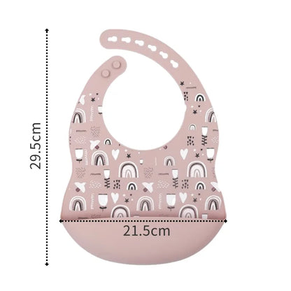 New Arrival Silicone Baby Bibs – Waterproof Feeding Bibs with Fun Prints (Avocado, Zoo, Tractor) | Soft Newborn Burp Cloth & Tableware Accessory