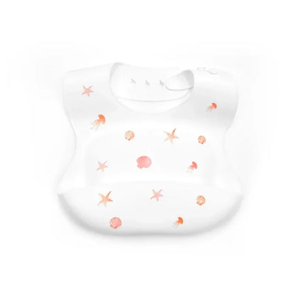 Fashionable Baby Silicone Bib – Adjustable Waterproof Feeding Cloth & Saliva Towel | Newborn Infant Bibs for Boys & Girls