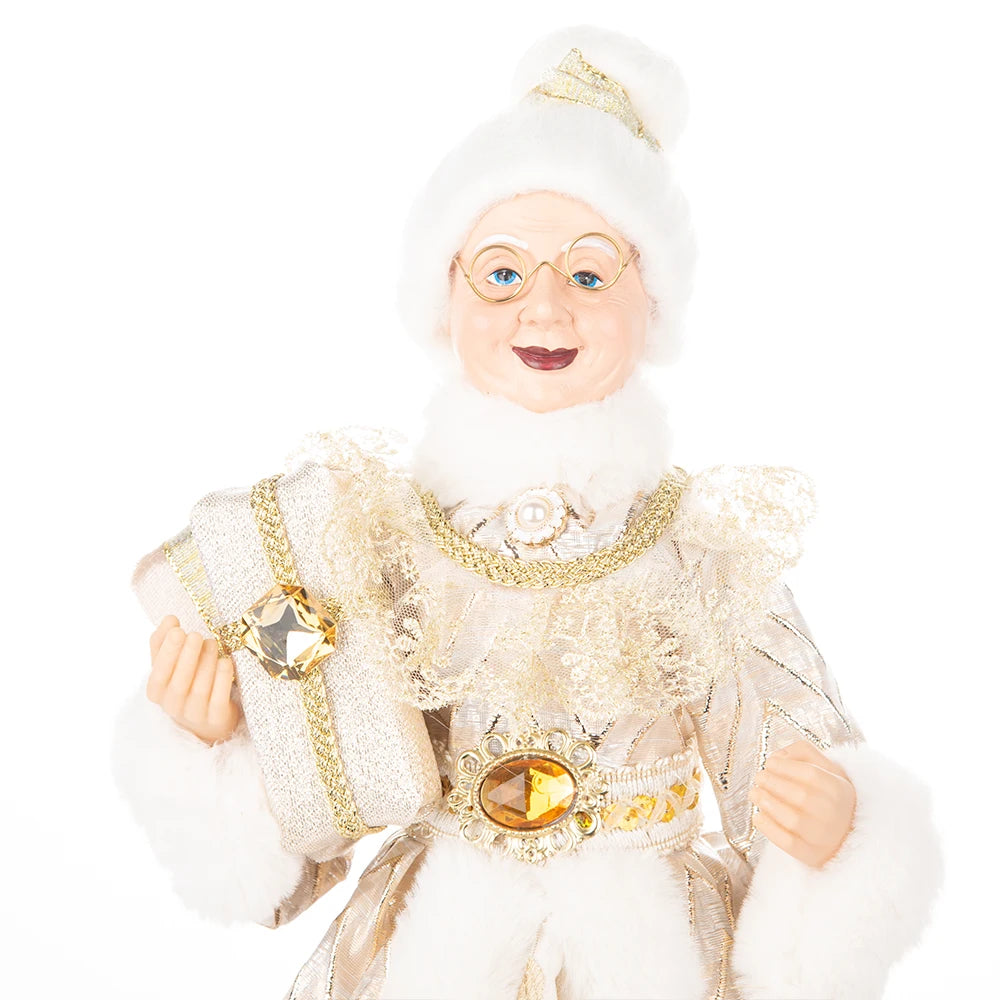 Christmas Decoration – Big Santa Claus Doll & Grandma Figurine | Holiday Room & Tree Décor Gift